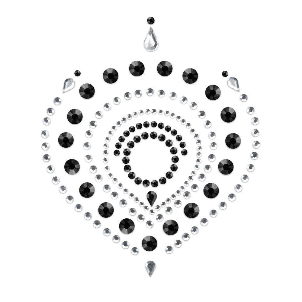 Bijoux Indiscrets Flamboyant Rhinestone Jewellery Black Silver > Clothes > Body Jewellery