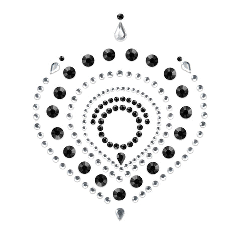 Bijoux Indiscrets Flamboyant Rhinestone Jewellery Black Silver > Clothes > Body Jewellery