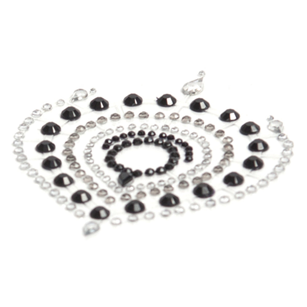 Bijoux Indiscrets Flamboyant Rhinestone Jewellery Black Silver > Clothes > Body Jewellery