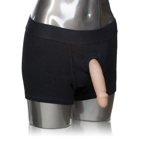 Packer Gear Boxer Harness Black Xtra Small to Small Bodyforms