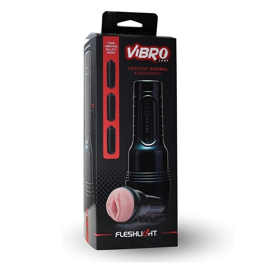 Fleshlight Vibro Pink Lady Touch – Rechargeable Vibrating Male Masturbator > Sex Toys For Men > Masturbators > Manual