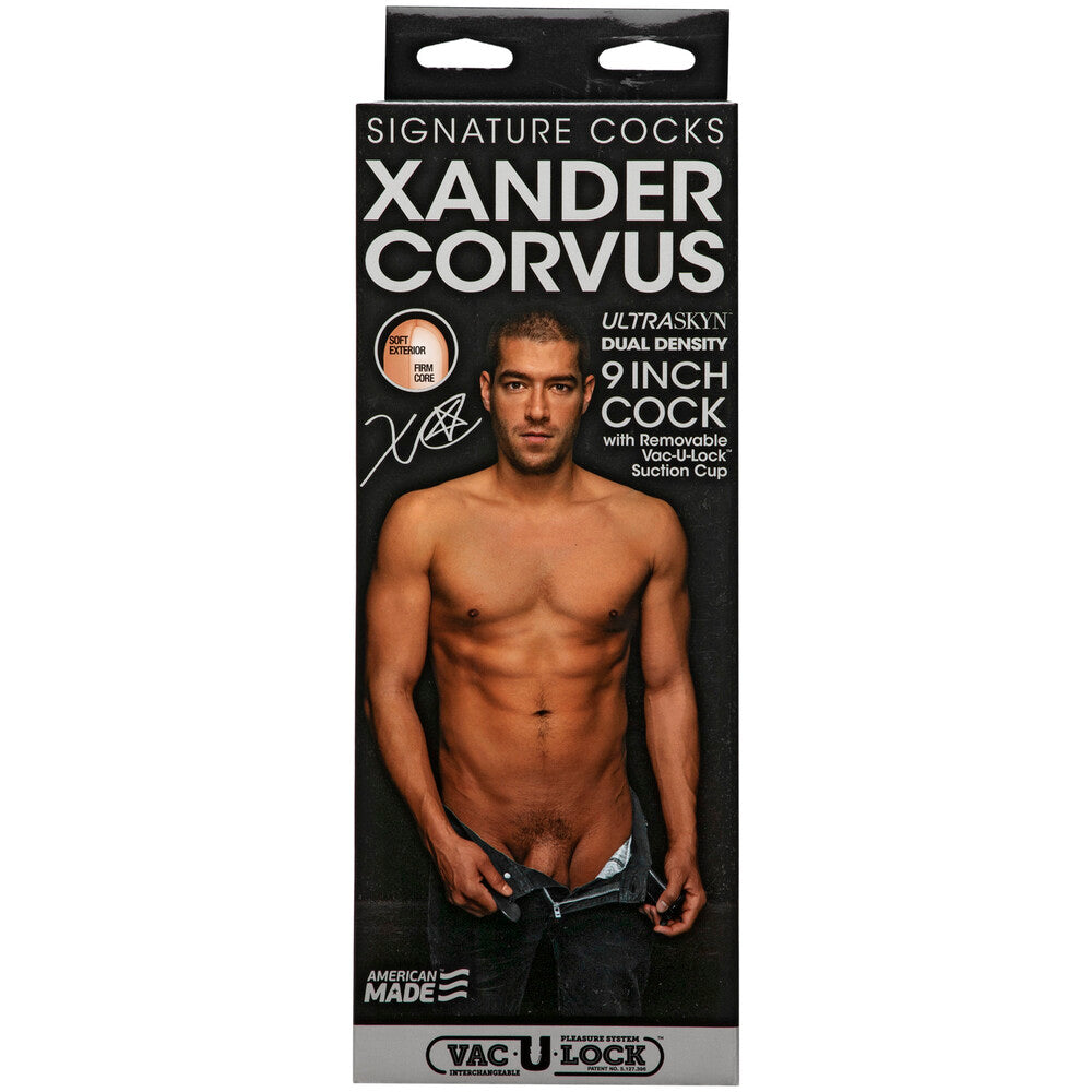 Vaculock Xander Corvus Signature 9 Inch Realistic Dildo Dongs Celebrity