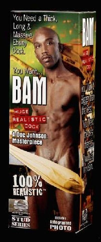 Bams 13 Inch Realistic Cock Dildo Black Dongs Realistic