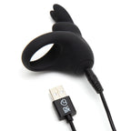 Happy Rabbit Rechargeable 12 Function Silicone Vibrating Cock Ring > Cock Ring > Vibrating