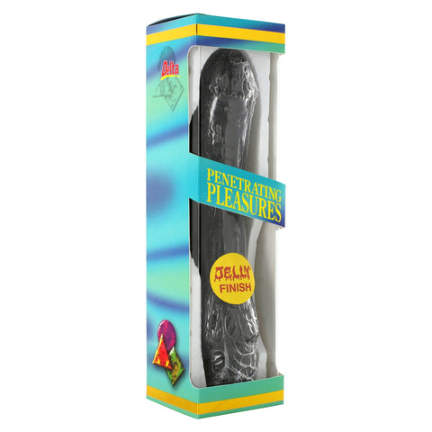 Jelly Vibrator 8.5 Inches Black > Realistic Dildos and Vibes > Penis Vibrators