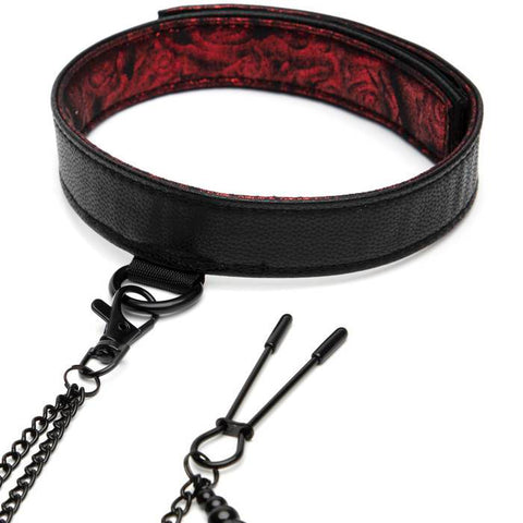 Fifty Shades of Grey Sweet Anticipation Collar and Nipple Clamps – Bondage Accessories > Sex Toys > Nipple Clamps