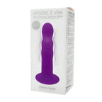 Adrien Lastic Hitsens 3 Purple 7 Inch Motorized Dual Density Silicone Dildo
