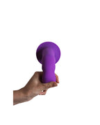 Adrien Lastic Hitsens 3 Purple 7 Inch Motorized Dual Density Silicone Dildo