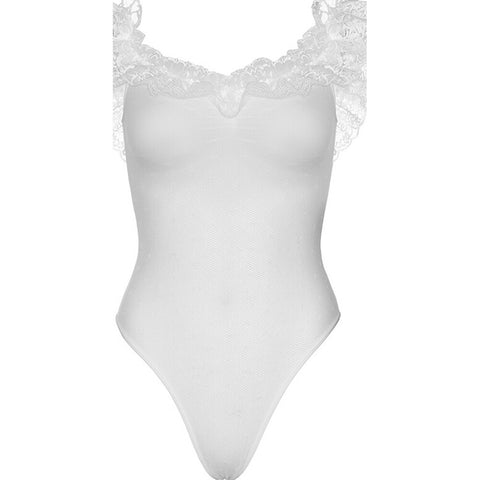 Leg Avenue Off the Shoulder Teddy UK 6 to 12 > Clothes > Bodies and Playsuits