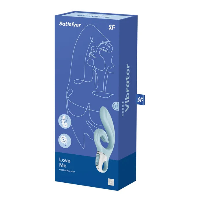 Satisfyer Love Me 22cm Rabbit Vibrator – Waterproof Silicone