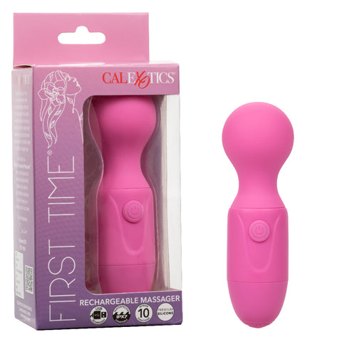 First Time Rechargeable Massager Pink Electric Massager