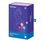 Satisfyer Strengthening Balls Weighted Pelvic Floor Kegel Balls Set of 3 > Sex Toys For Ladies > Kegel Exercise