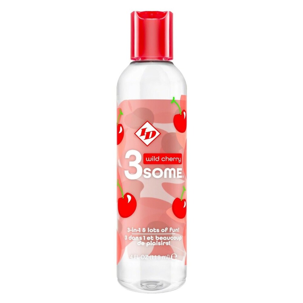 ID 3some Wild Cherry 3 In 1 Lubricant 118ml Default Title Oral Gels & Sprays