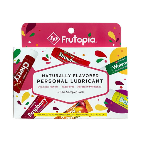 ID Frutopia Assorted 5 Tube Sampler Pack Water Based Lube