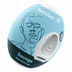 Satisfyer Masturbator Egg Savage – Hydro-Active Material Compact Male Masturbator Toy > Sex Toys For Men > Masturbators Cup