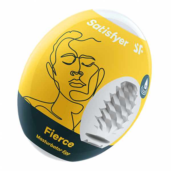 Satisfyer Masturbator Egg Fierce Compact Travel Size Masturbator > Sex Toys For Men > Masturbators Cup