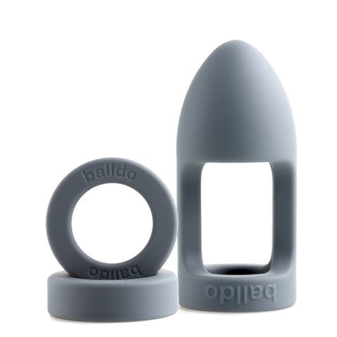 Balldo The Worlds First Ball Dildo Steel Grey Default Title > Sex Toys For Men > Penis Sleeves