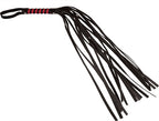 Sex and Mischief Stripe Flogger – 32-Inch Leather Flogger Black > Bondage Gear > Whips & Floggers
