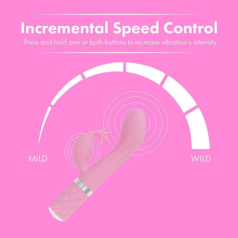 Pillow Talk Kinky GSpot and Clit Vibe VIBRATORS-RABBIT-MULTI