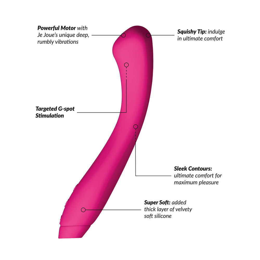 Je Joue Juno Sleek GSpot Vibrator Fuchsia Vibrators