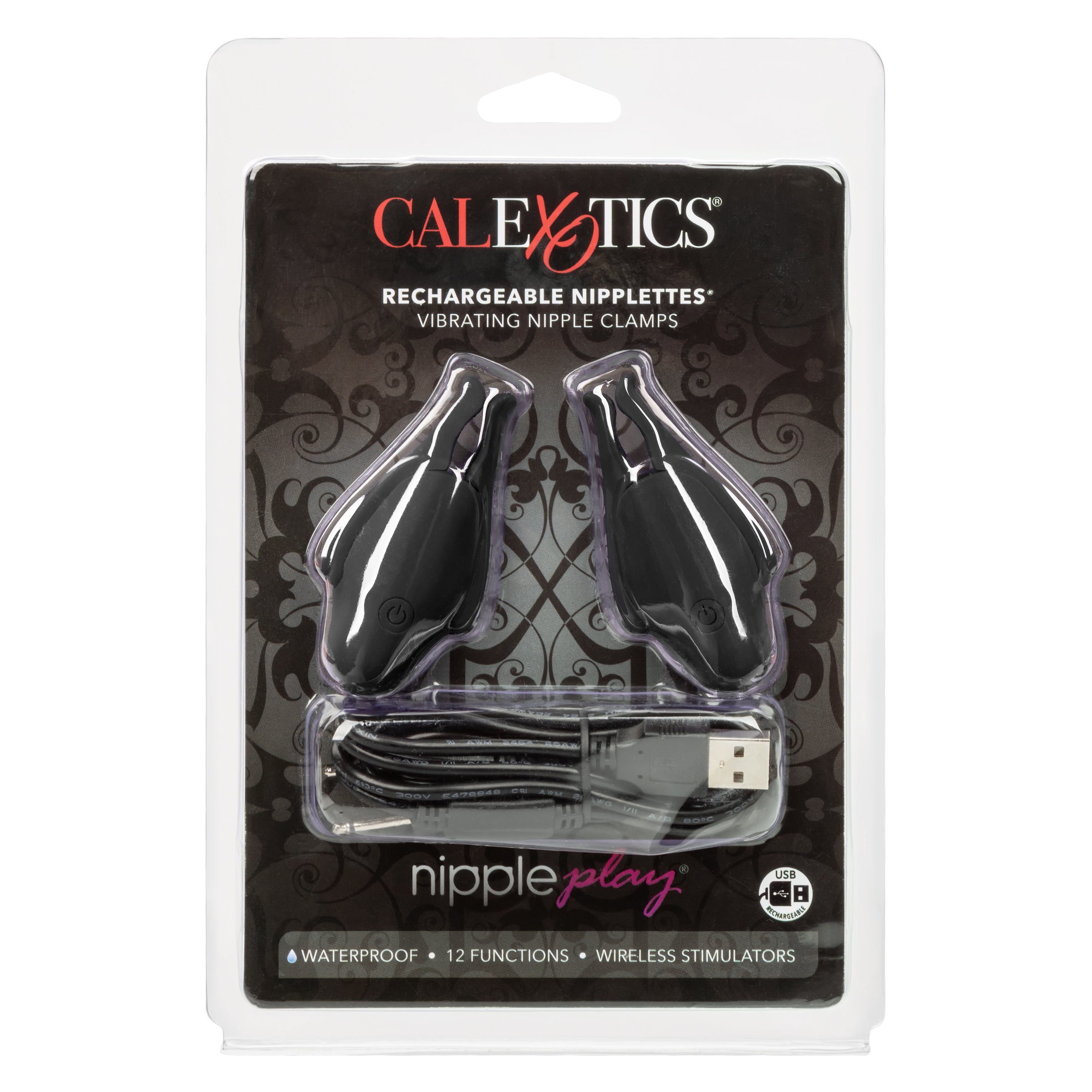Rechargeable Nipplettes – Vibrating Adjustable Nipple Clamps > Sex Toys > Nipple Stimulators