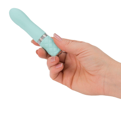 Pillow Talk Flirty Teal Vibrator for Playful Exploration