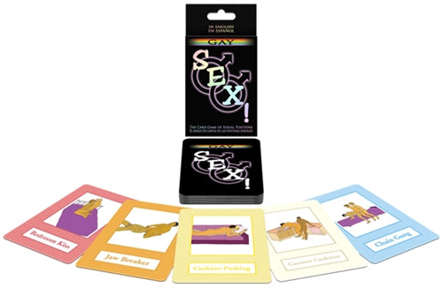 Gay Sex Card Game – Color-Coded Intensity Foreplay and Position Card Game > Novelties > Games