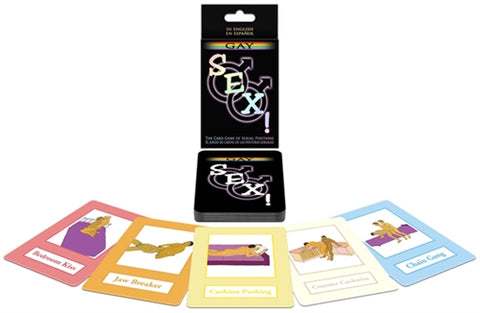 Gay Sex Card Game – Color-Coded Intensity Foreplay and Position Card Game > Novelties > Games