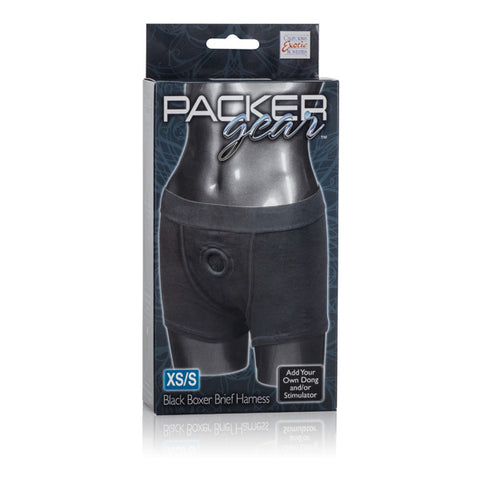 Packer Gear Boxer Harness Black Xtra Small to Small Bodyforms