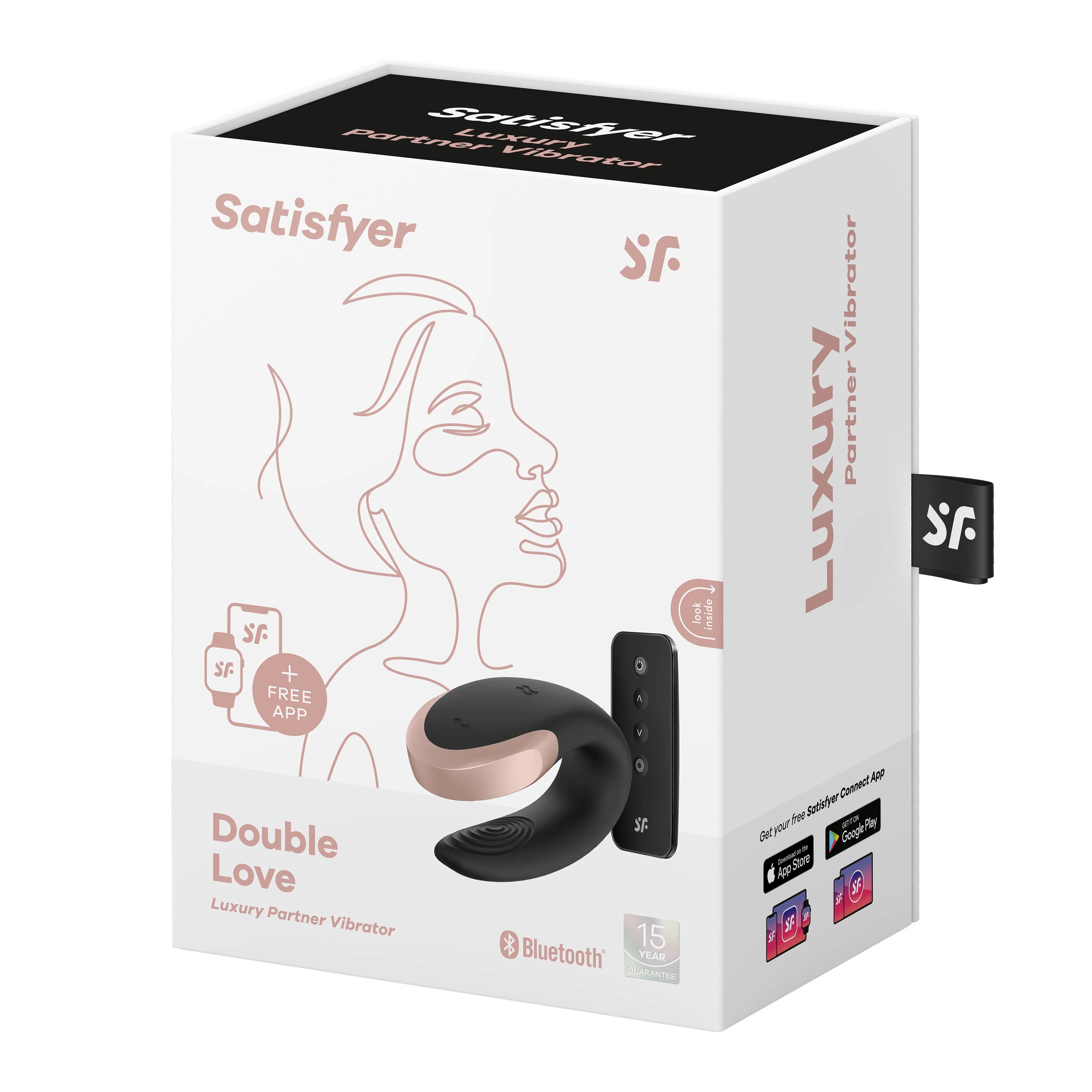 Satisfyer Double Love – Silicone Couples Vibrator with Wireless Remote and App Control > Sex Toys > Couples Toys
