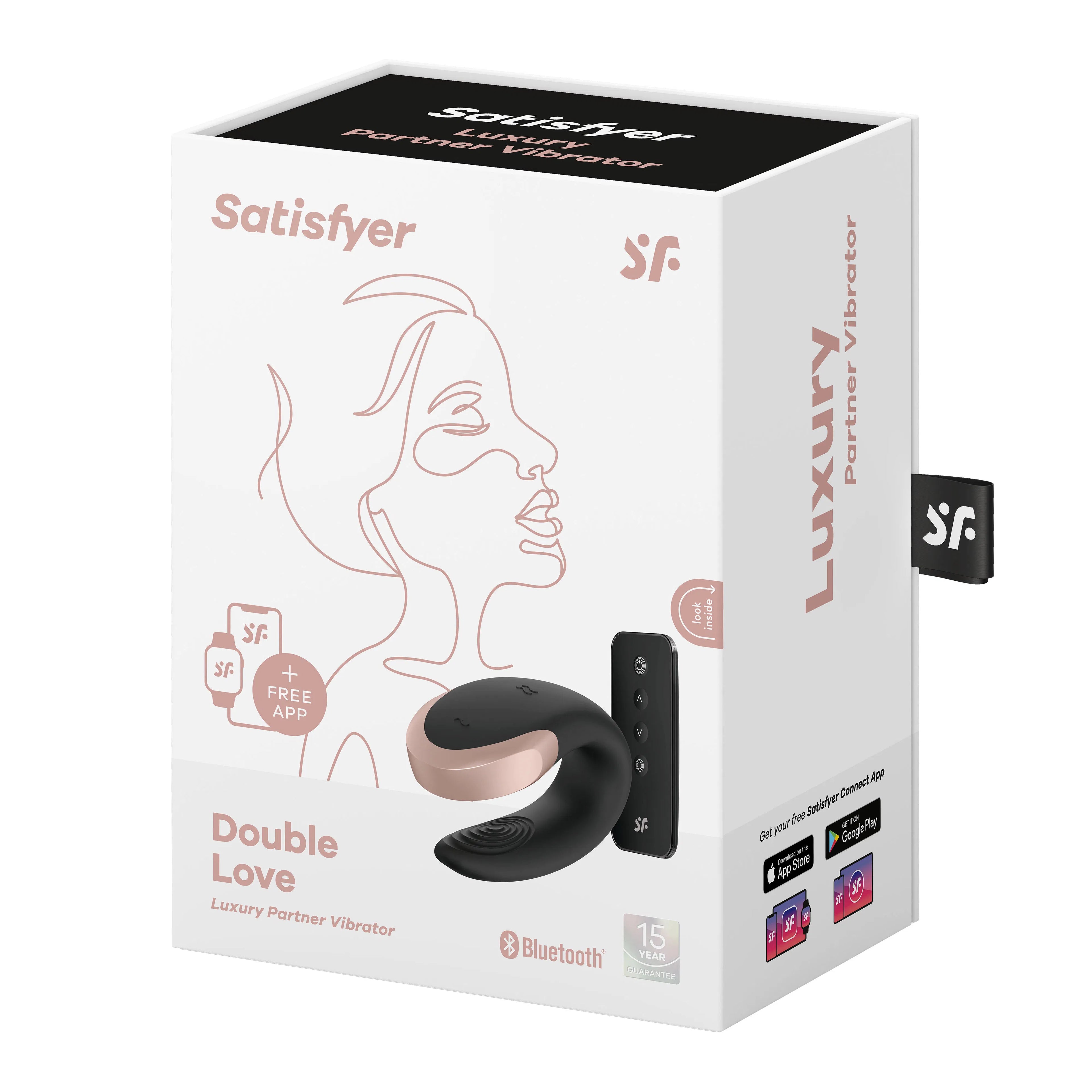 Satisfyer Double Love – Silicone Couples Vibrator with Wireless Remote and App Control > Sex Toys > Couples Toys