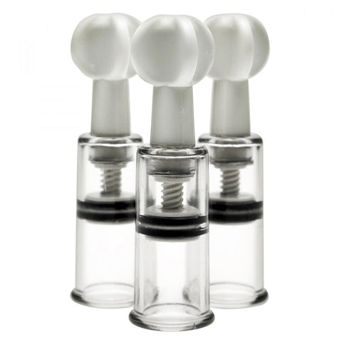 Size Matters Max Twist Clit And Nipple Suction Mini Set Clear Nipple Stimulators