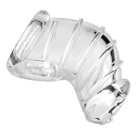 Master Series Detained Soft Body Chastity Cage Clear Cages