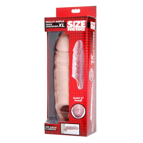 Size Matters Really Ample Penis Enhancer XL Flesh SLEEVES