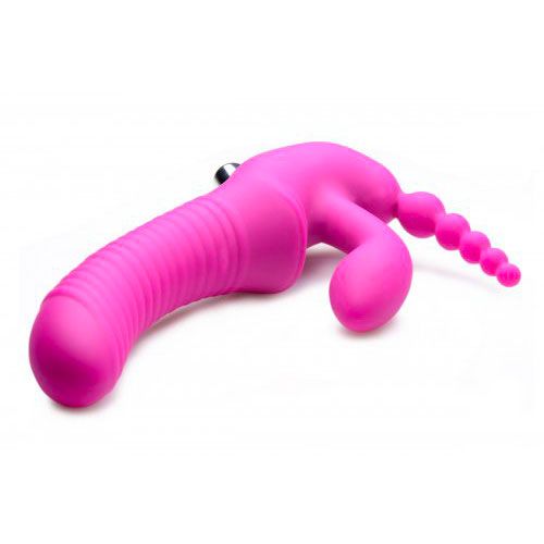 Xr Regal Rider Silicone Strapless Strap On Vibrator > Realistic Dildos and Vibes > Strapless Strap Ons
