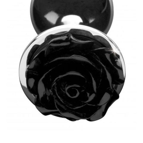 XR Booty Sparks Black Rose Large Aluminum Anal Plug > Anal Range > Jewel Butt Plugs