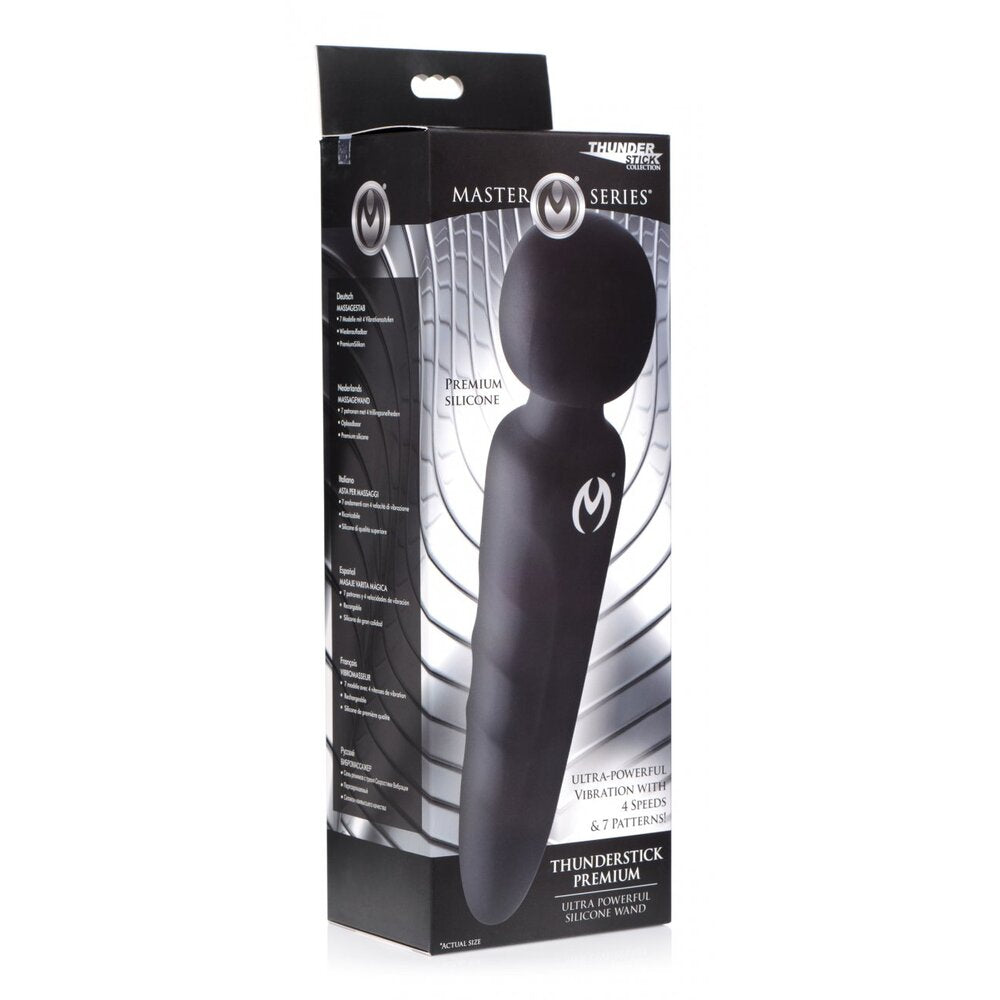 Master Series Thunderstick Premium Ultra Powerful Silicone Wand > Sex Toys For Ladies > Wand Massagers and Attachments