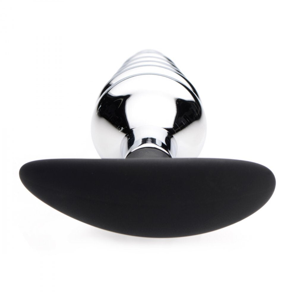 Master Series Dark Hive Metal And Silicone Ribbed Anal Plug > Anal Range > Butt Plugs