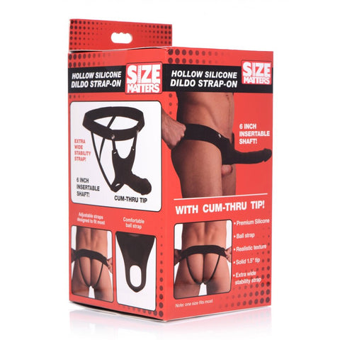 Size Matters Hollow Silicone Dildo StrapOn STRAP-ONS
