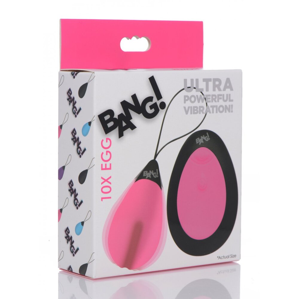Xr 10x Powerful Silicone Vibrating Egg Pink Wireless Remote > Sex Toys For Ladies > Vibrating Eggs