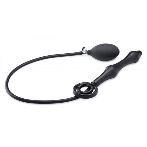 Master Series Devils Rattle Inflatable Anal Plug With Cock Ring Default Title > Anal Range > Anal Inflatables