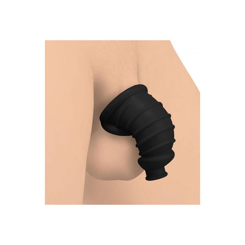 Master Series Dark Chamber Silicone Chastitys Cage > Bondage Gear > Male Chastity