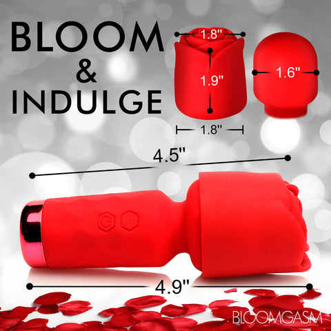 Xr Bloomgasm Rose Petite Mini Wand Vibrator Rechargeable Vibrators
