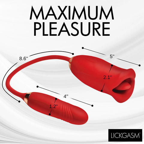 Play Hard Magic Kiss Clitoral Stim and Thursting Vibe STIMULATORS