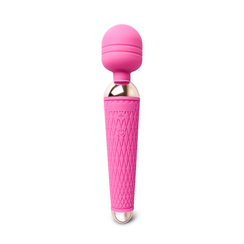 10 Speed Rechargeable Magic Wand Pink Default Title > Sex Toys For Ladies > Wand Massagers and Attachments