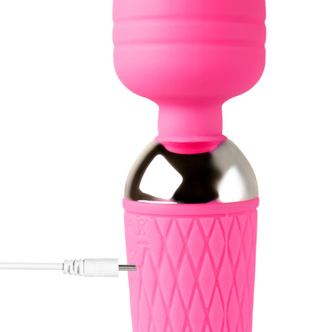 10 Speed Rechargeable Magic Wand Pink > Sex Toys For Ladies > Wand Massagers and Attachments