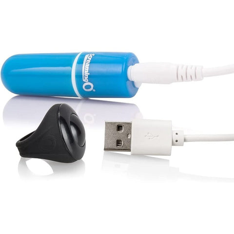 Screaming O Charged Vooom Remote Control Bullet Blue > Sex Toys For Ladies > Mini Vibrators