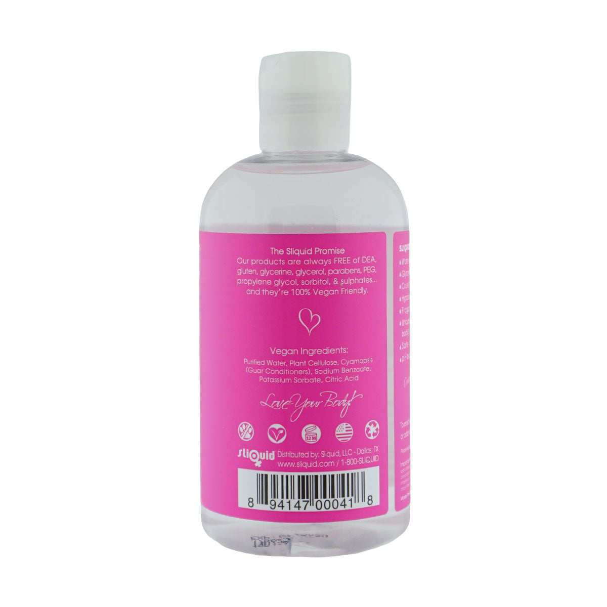 Sliquid Naturals Sassy (255ml) – Ultra Thick Water-Based Anal Lubricant Anal Lubricant