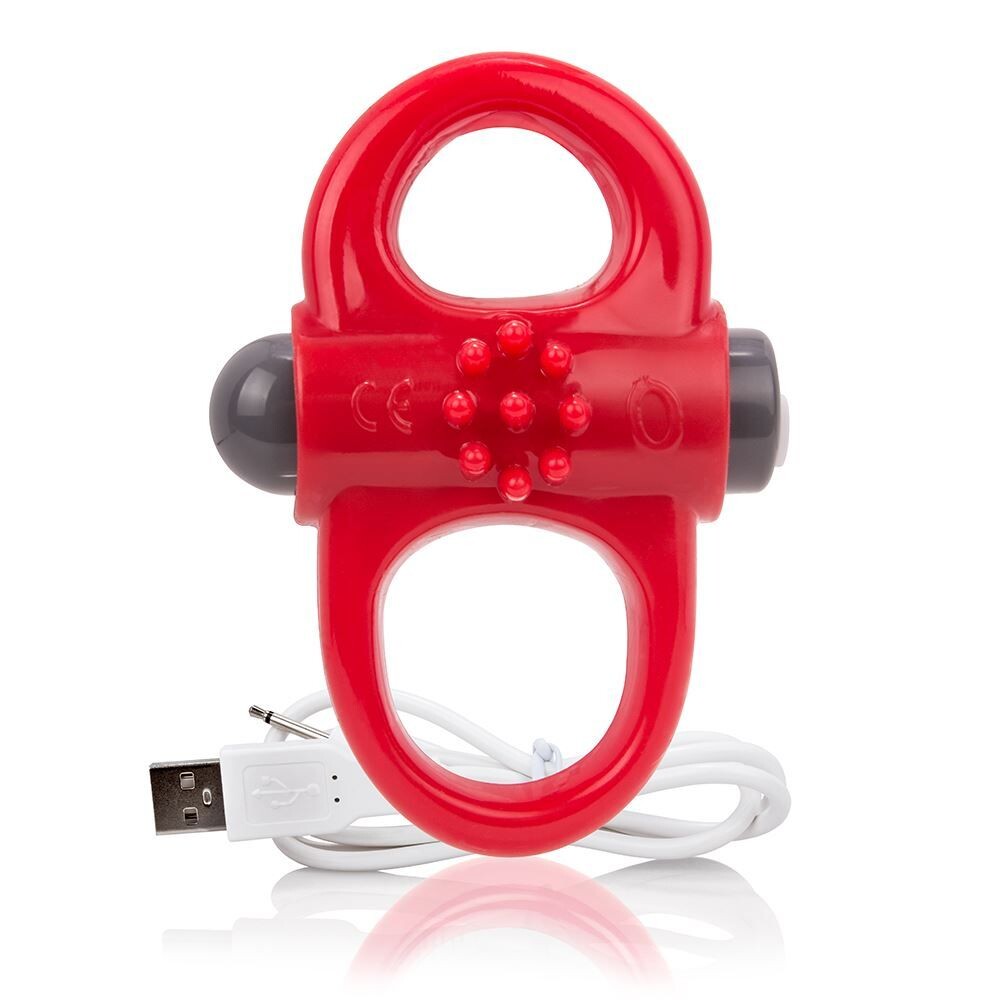 Screaming O Yoga Rechargeable Reversible Dual Loop Silicone Vibrating Cock Ring 3.5 Inch > Cock Ring > Vibrating