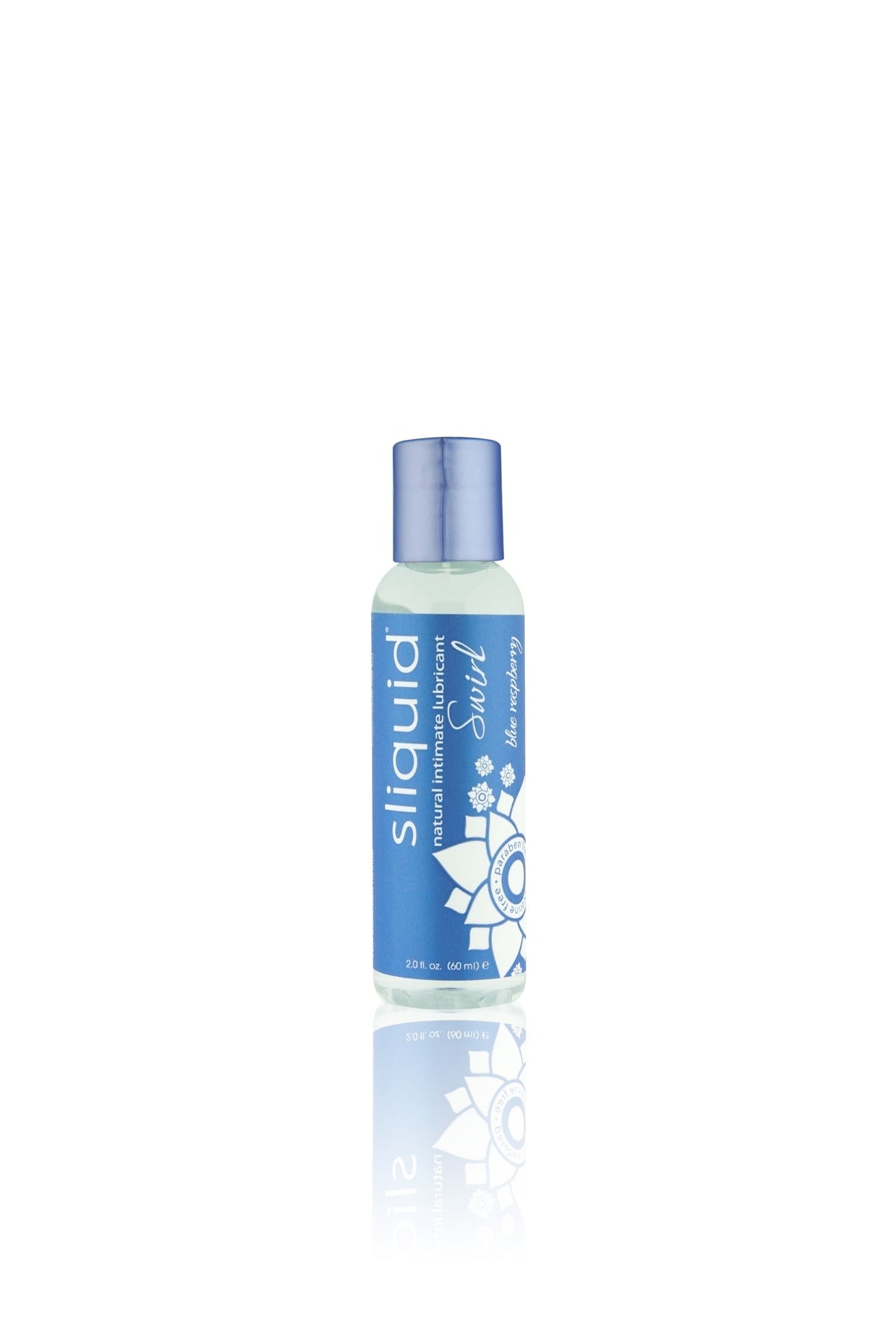 Sliquid Naturals Swirl Blue Raspberry Flavoured Lubricant – 2oz & 4.2oz 2oz (59ml) > Lube > Flavoured